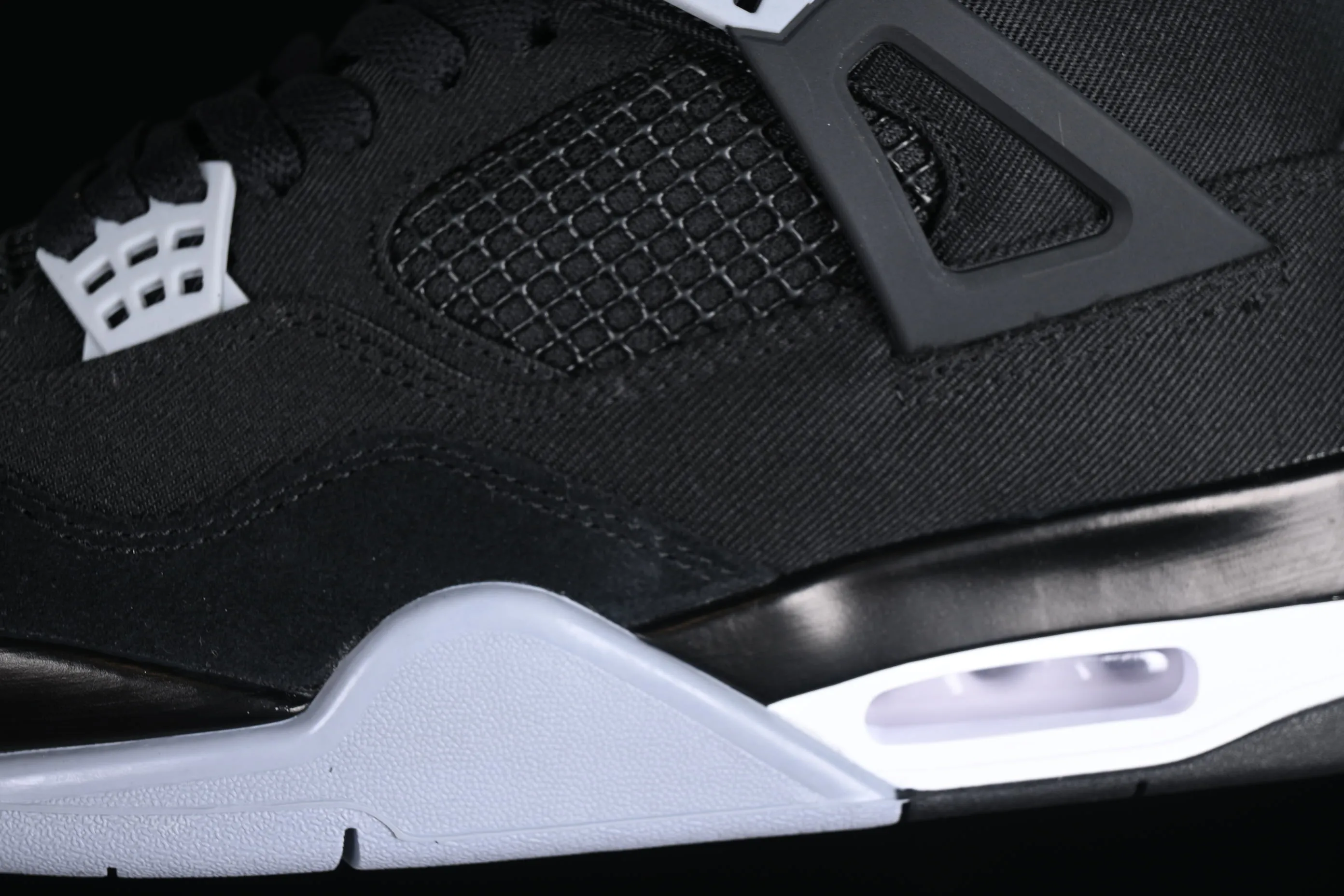 All Categories Air Jordan Jordan Series Basketball Shoes Air Jordan 4 Special Price #ZG Version Air Jordan 4 Retro "Olive Canvas" AJ4 Joe 4 Black Gray Denim DH7138-006